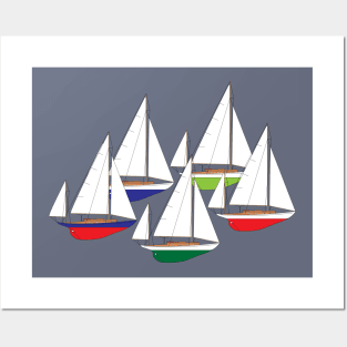 Concordia Yawl Sailboat Posters and Art